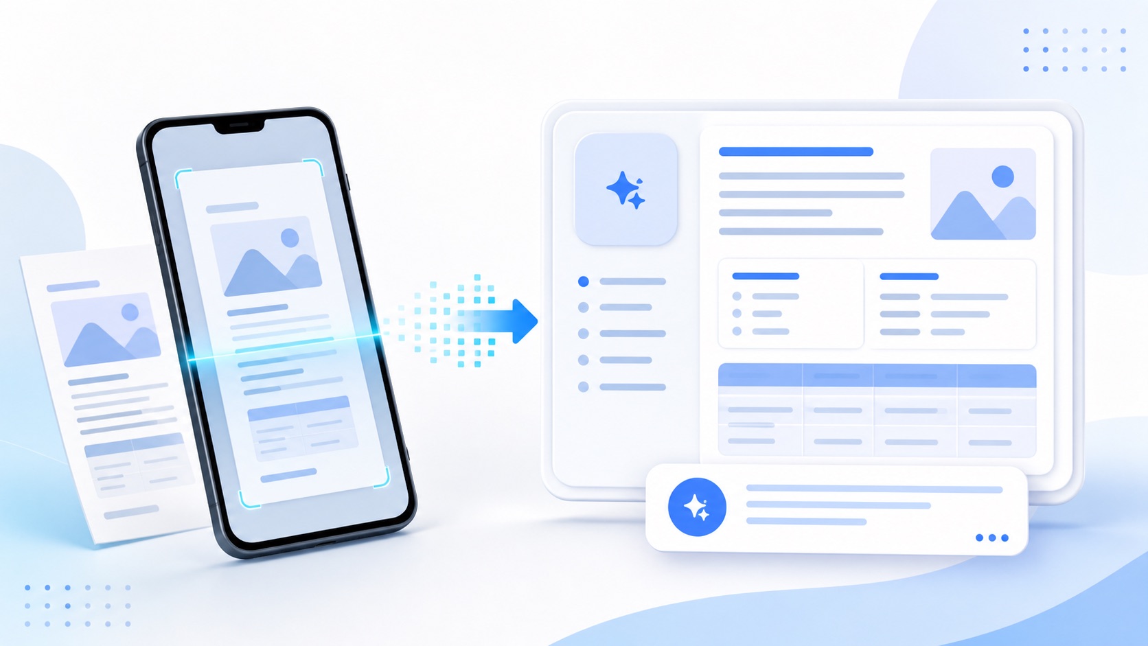 OCR and AI assistant workflow